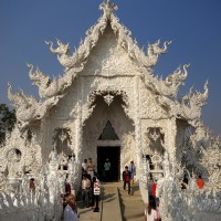 White temple - extraordinary Buddhist temple in Chiang Rai